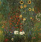 Country Garden with Sunflowers by Gustav Klimt